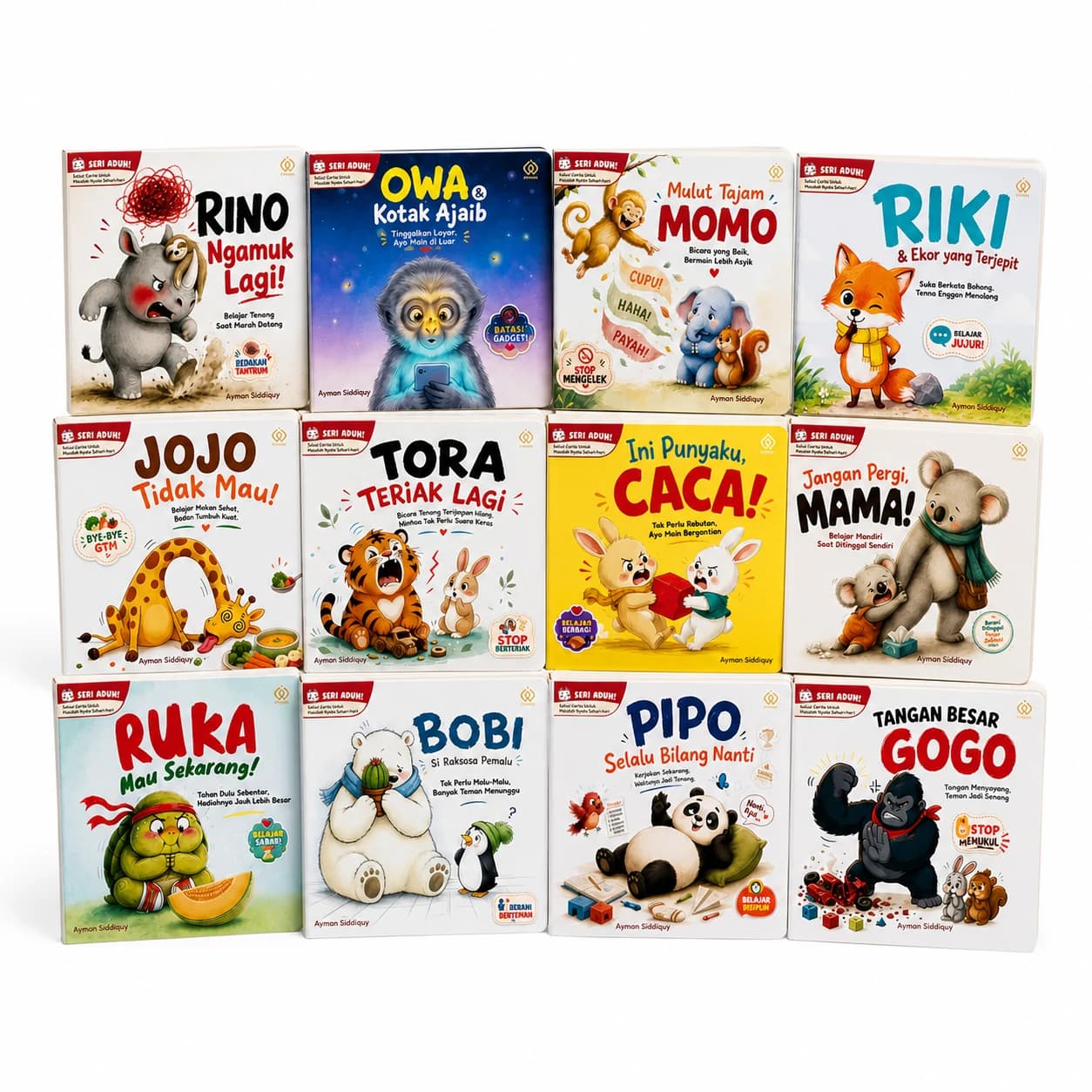 Paket lengkap 12 buku Seri Aduh!